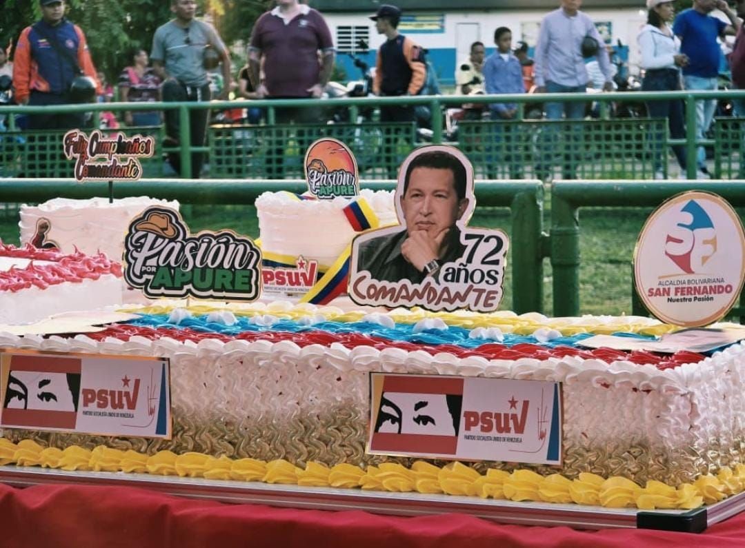 Apure homenajeó el legado de Hugo Chávez a 72 años de su natalicio  