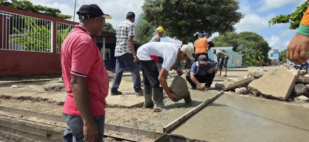 Alcaldía de Pedro Camejo avanza en la recuperación de la calle José Antonio Abreu 