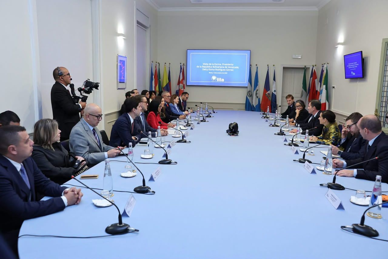 Pdta. Rodríguez fortalece lazos de cooperación socioeconómica en su visita a la sede de la IILA en Roma
