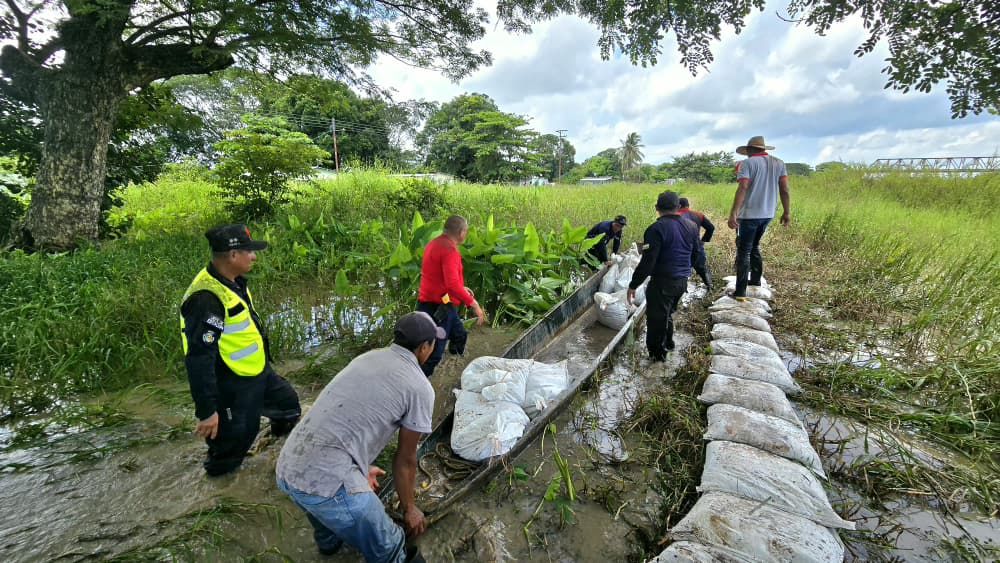 ‎Gobierno Bolivariano refuerza muros de contención en El Yagual para prevenir inundaciones por crecidas del río Arauca