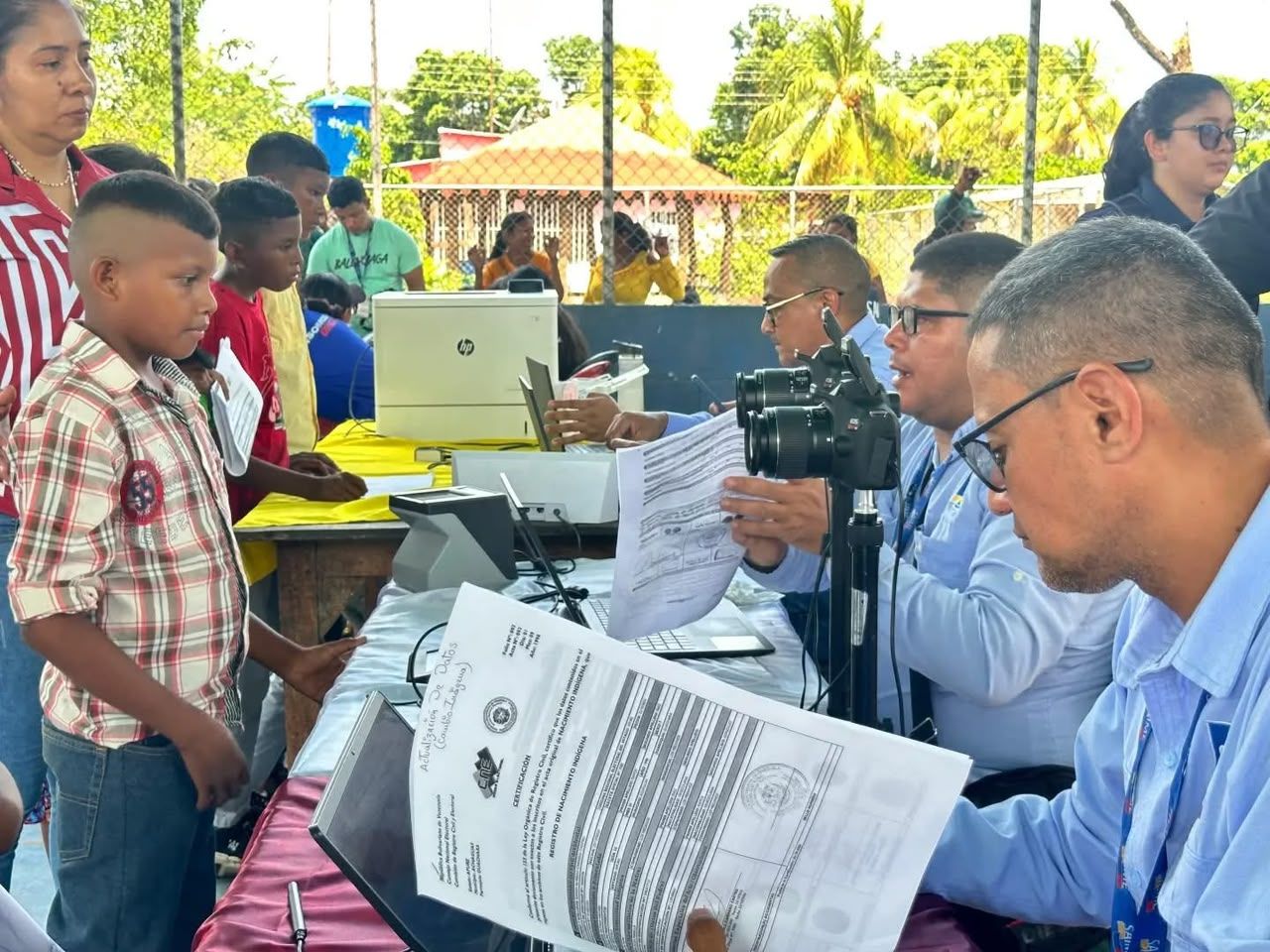 Despliegan jornada especial de cedulación "Ruta Indígena" en Achaguas